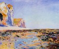 Plage et falaises à Pourville Matin Effet Claude Monet